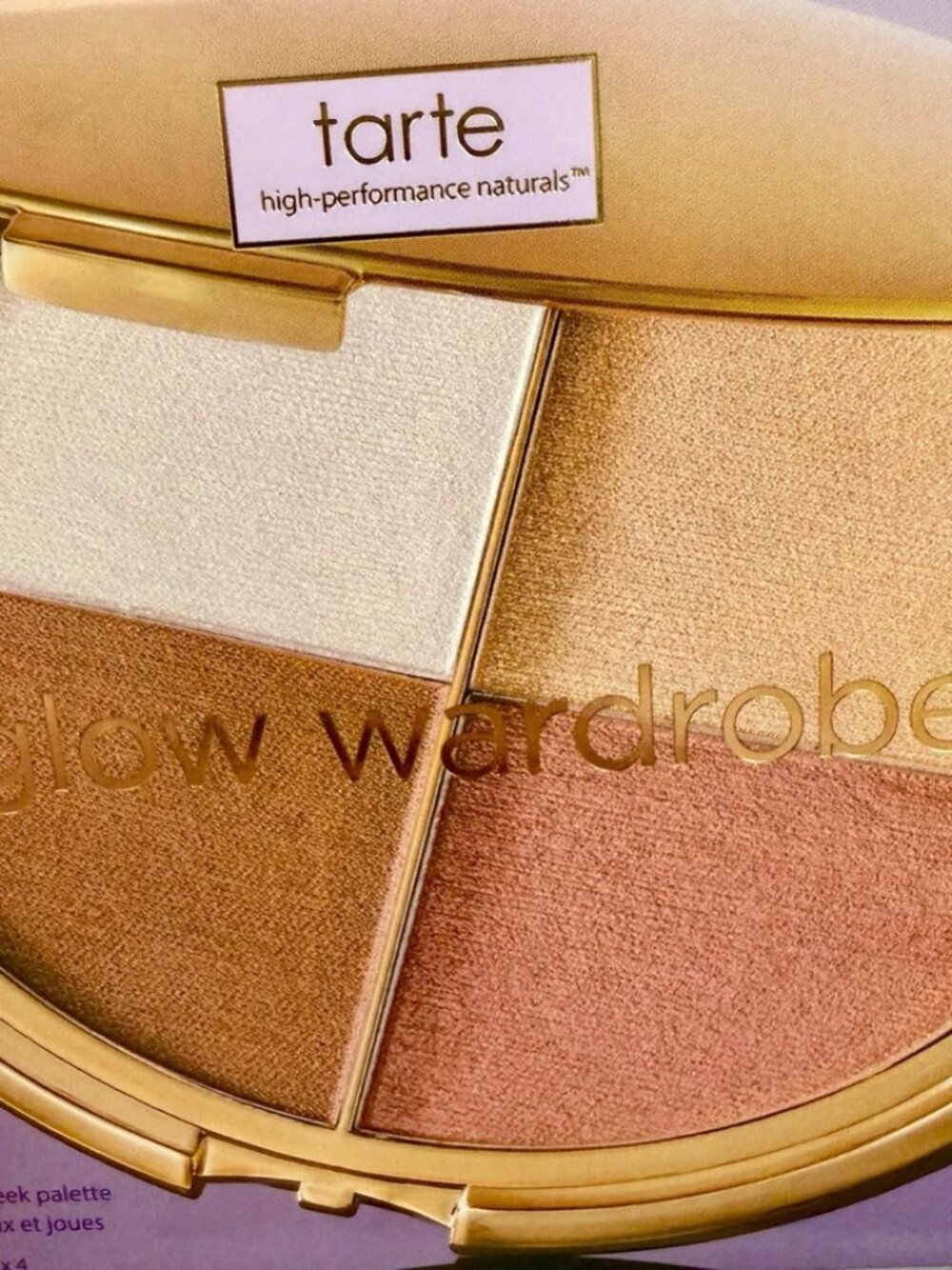tarte Glow Wardrobe Eye & Cheek Palette Eyeshadow & Highlighter New Makeup NIB - Picture 5 of 7